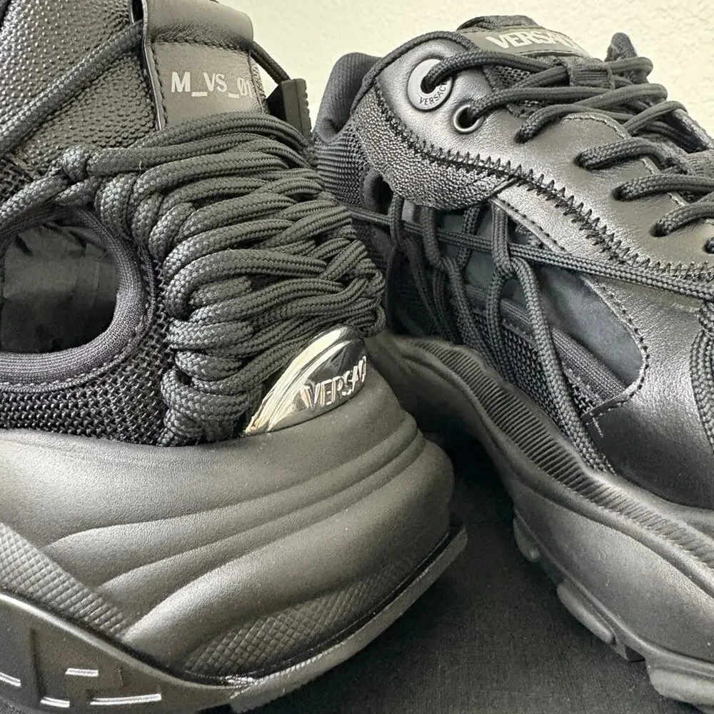 Sale ends 7/17  Versace men’s Mercury M_VS_01 sneakers 43